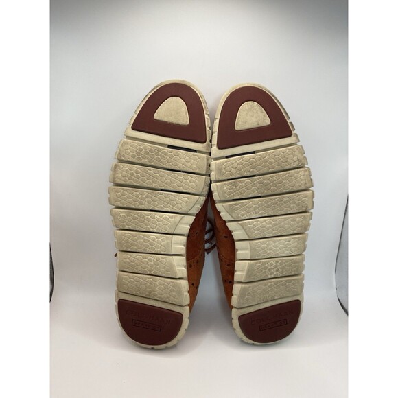 Cole Haan Zerogrand No Stitch Wingtip Oxford C25561- Brandy Brown Suede- Size 9M main image 7